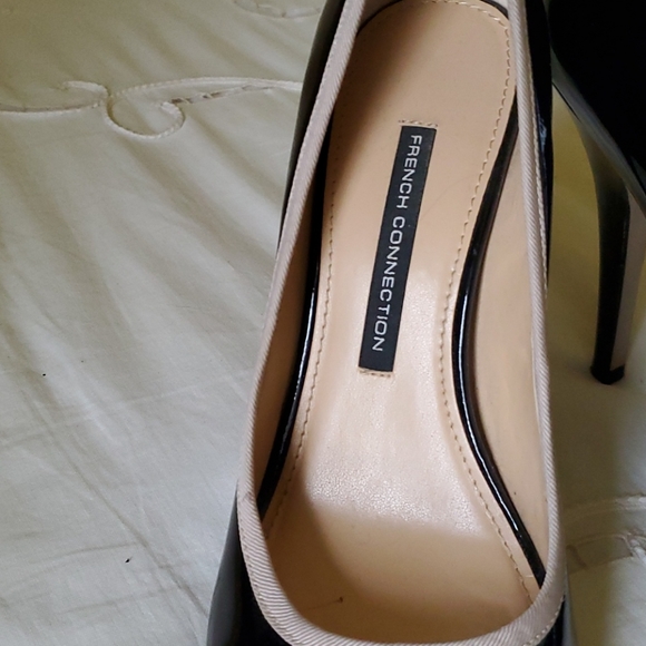 Patent Leather Cutout French Connection Heels - Picture 2 of 7